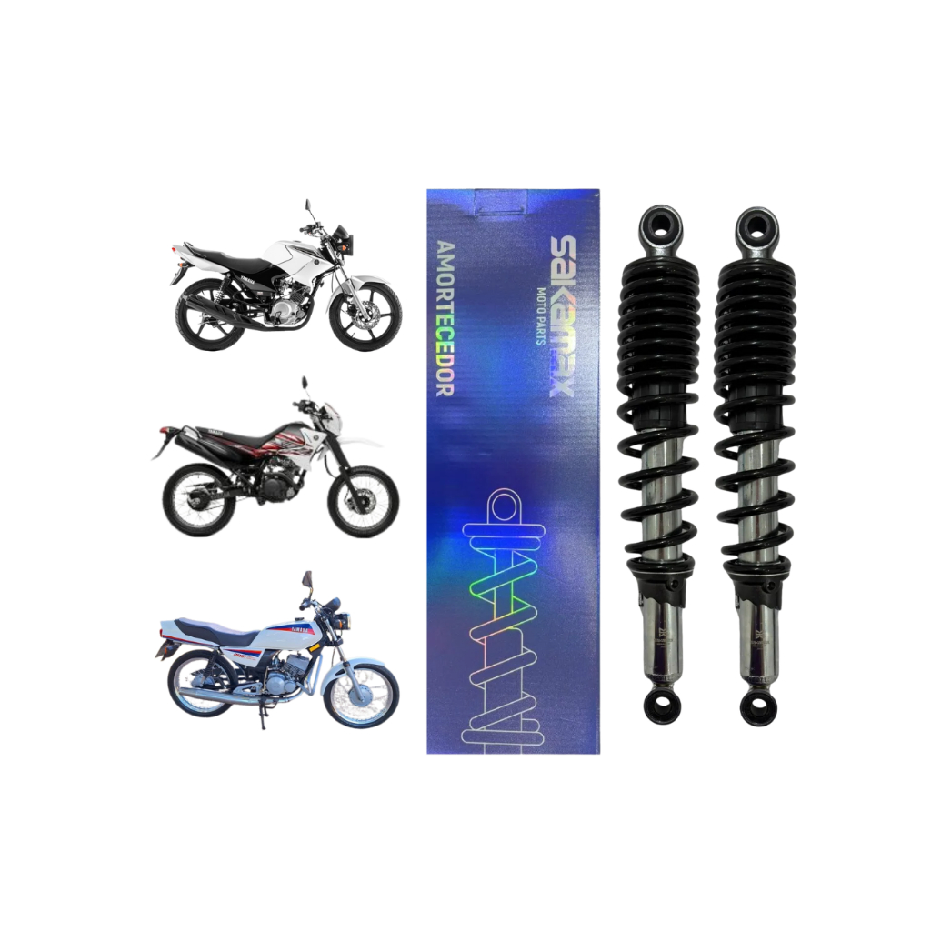 Par de Amortecedor Traseiro Yamaha YBR Factor 125 2000 até 2015 em Oferta na Shopee