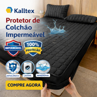 Protetor Impermeável Capa Colchão Matelada Cama Quarto Solteiro, Casal, Queen, King com Elástico em Oferta na Shopee