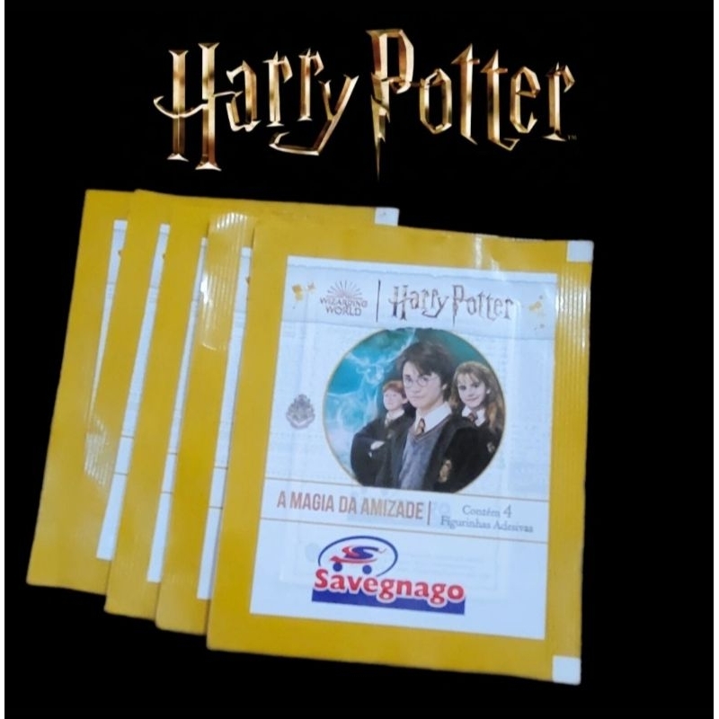Figurinhas Harry Potter Savenhago Lacradas 5 Envelopes Wizarding World