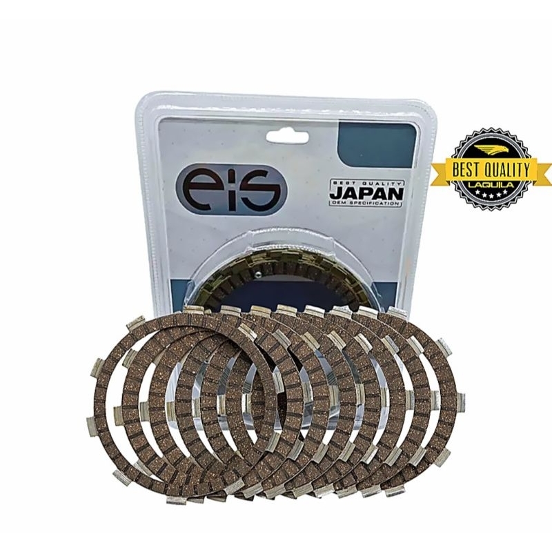 Discos Embreagem EIS Hornet 600 2009-2014 CBR 600RR 2007-2012 Bandit 650 2007-2015 GSX 650F Jogo 8 Peças