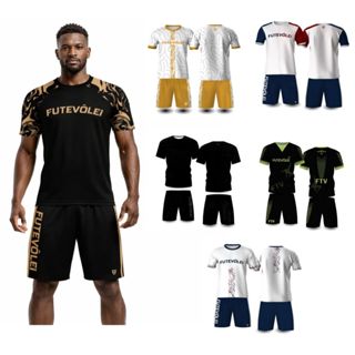 Conjunto Futevolei Tecido Dry Fit 100% Poliester Com proteção UV Cores Variadas em Oferta na Shopee