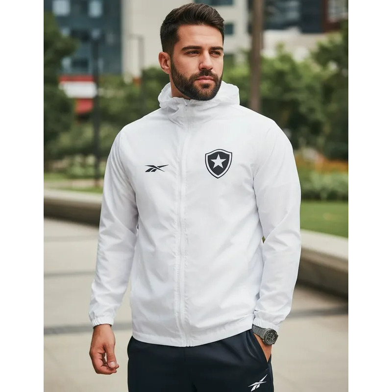 Blusa Jaqueta Corta Vento Times Branca P ao G4