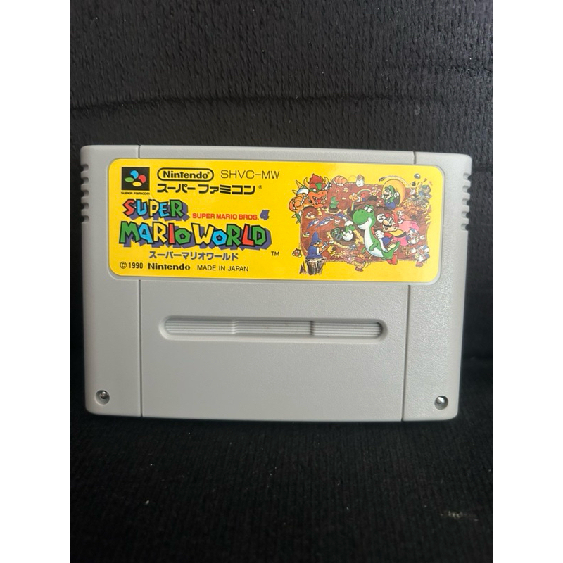 Fita Cartucho Super Mario World (Original Japonês) Super Famicom Nintendo SNES