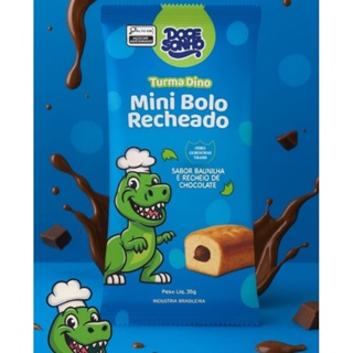 Caixa bolinho super recheados baunilha com chocolate 12 unid em Oferta na Shopee