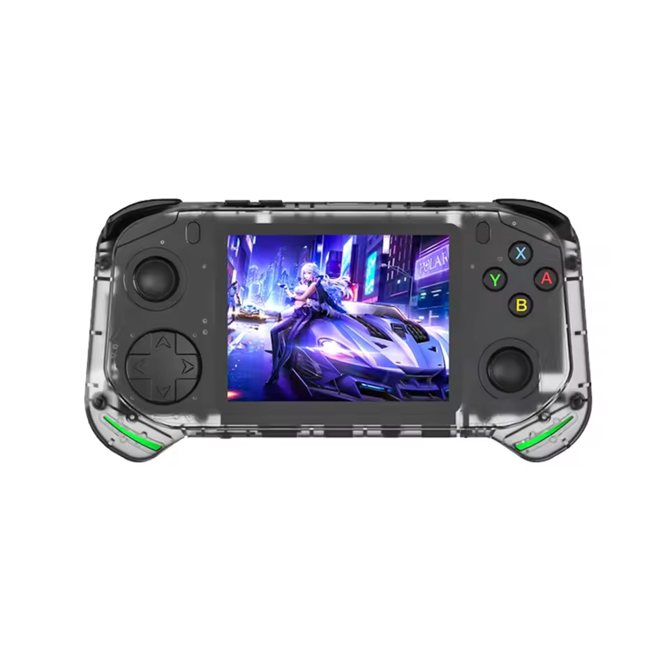 Console Video Game Portátil Retrô RX6H 64GB, Mais de 20 Emuladores, Tela IPS, Preto