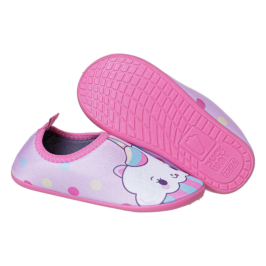 Sapatilha Infantil Menina Sapatilha Aquatica Antiderrapante Piscina Unicórnio/Joaninha/Confete/Coala