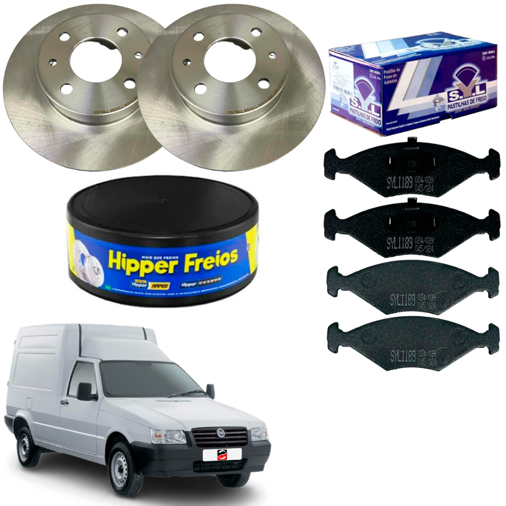 Discos E Pastilhas Fiorino 98 1999 2000 2001 2002 2003 2004 em Oferta na Shopee