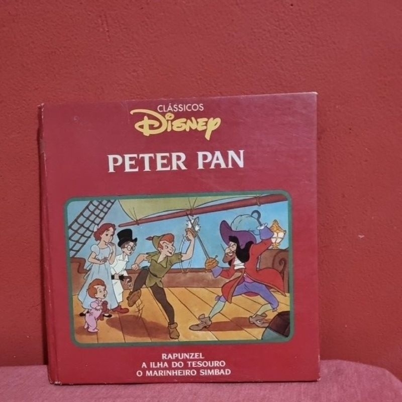 Livro Clássicos Disney Peter Pan Rapunzel A Ilha Do Tesouro O Marinheiro Simbad De Vários Autores Pela Círculo Do Livro