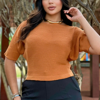 Blusa Feminina Frio Tricot Modal Inverno Blusa de Linha Grossa em Oferta na Shopee