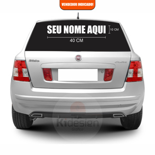 adesivo personalizado de nome ou frase, nos passe a escrita pelo chat em Oferta na Shopee