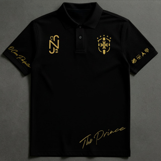 Camisa com Gola camiseta Neymar Junior Edição The Prince Esportiva Menino Ney 100% ALGODÃO em Oferta na Shopee