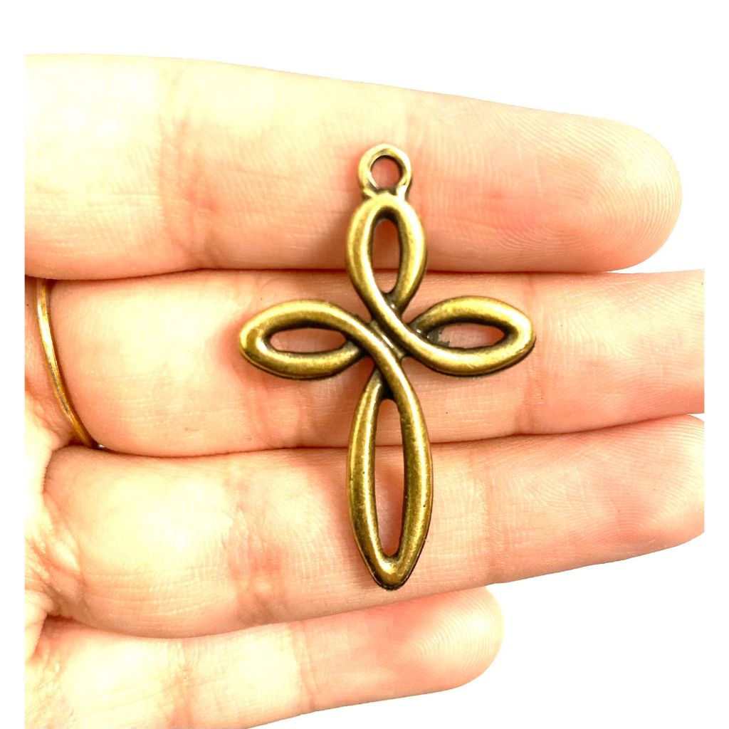 Cruz Infinito No 473 - Para Montagem de Terço - ( 5 Unidades )