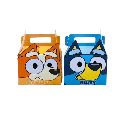 Kit 10 Caixa Maleta Personalizado Bluey e Bingo/Lembrancinhas Bluey e Bingo/Mimos/Aniversario