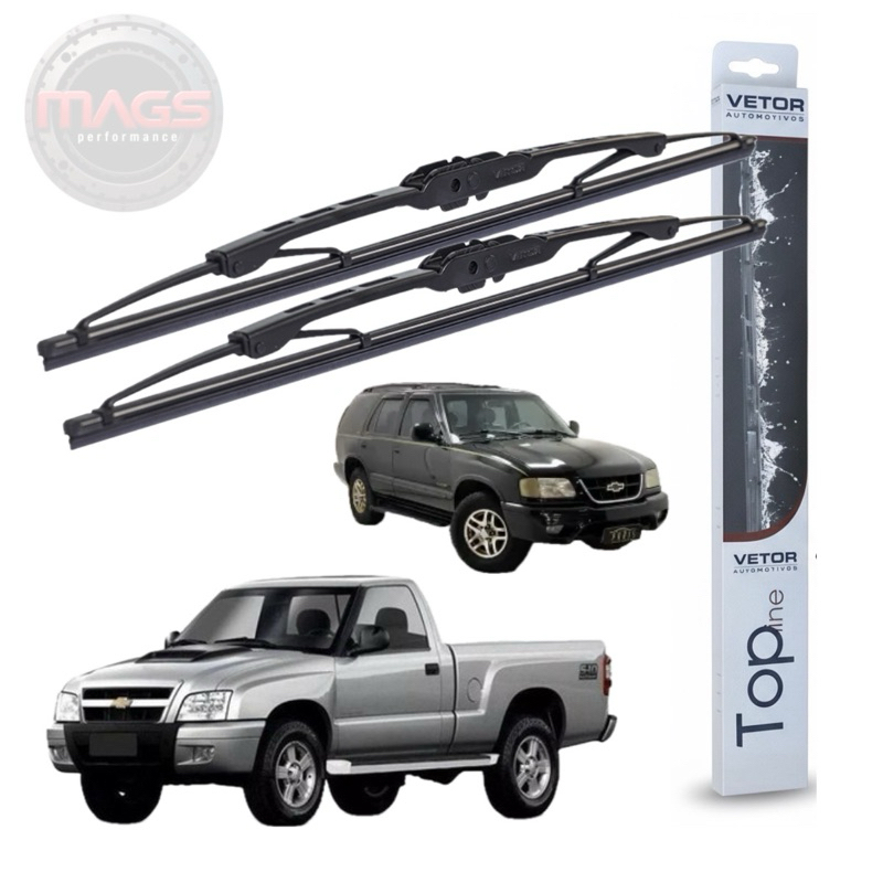 Par Palhetas Dianteiras Premium Blazer / S10 (1997 a 2011) ORIGINAL Vetor