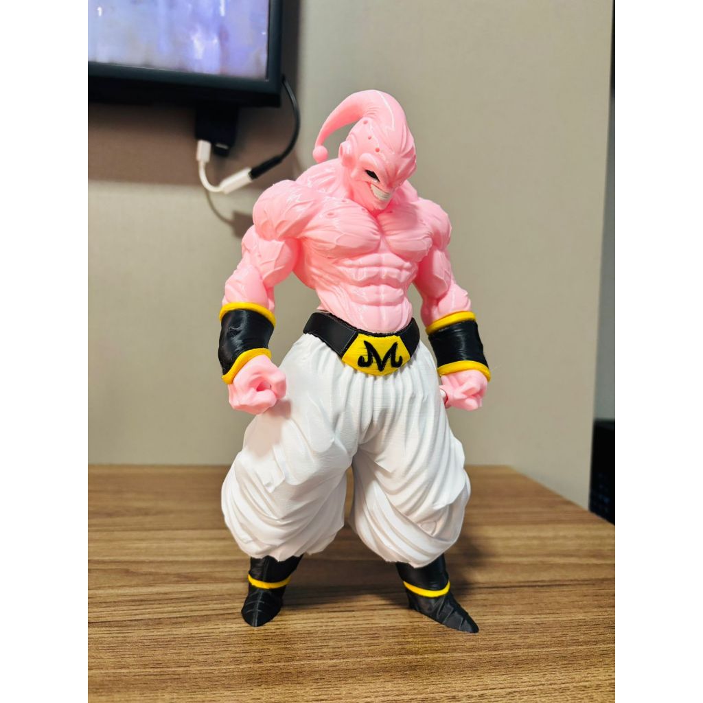 🔥 Boneco Majin Boo 25cm – Dragon Ball Z | Action Figure Colecionável