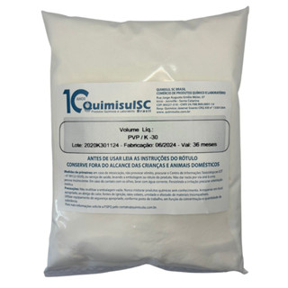 POLIVINILPIRROLIDONA PVP K 30 - 100G em Oferta na Shopee