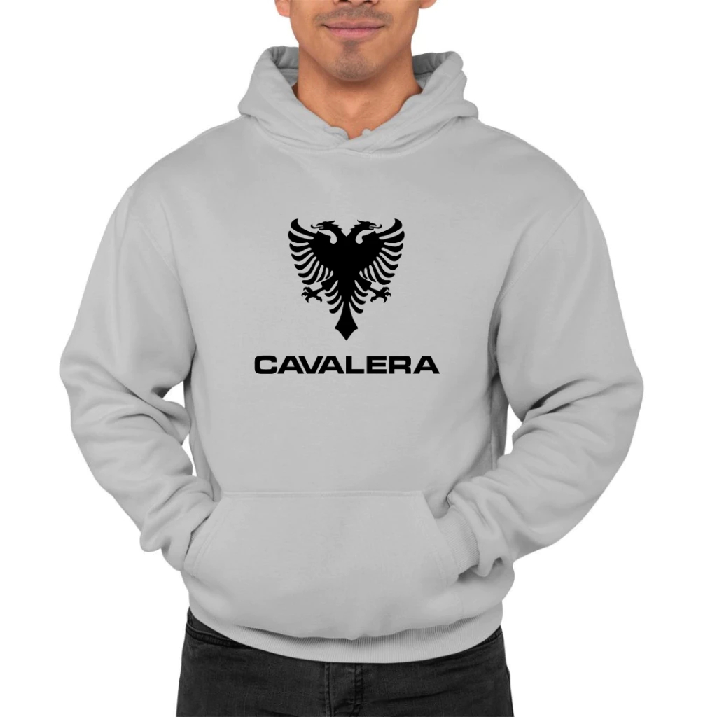 Moletom Masculino Canguru Estampado Cavaleira Flanelado Com Capuz Casual Inverno P ao GG