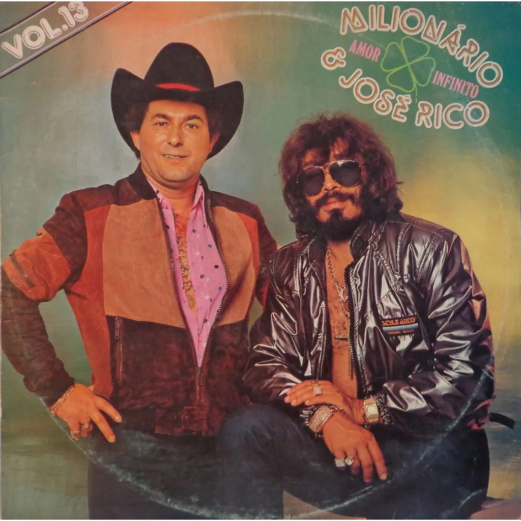 Lp Disco De Vinil - Milionário E José Rico - amor Infinito Vol.13