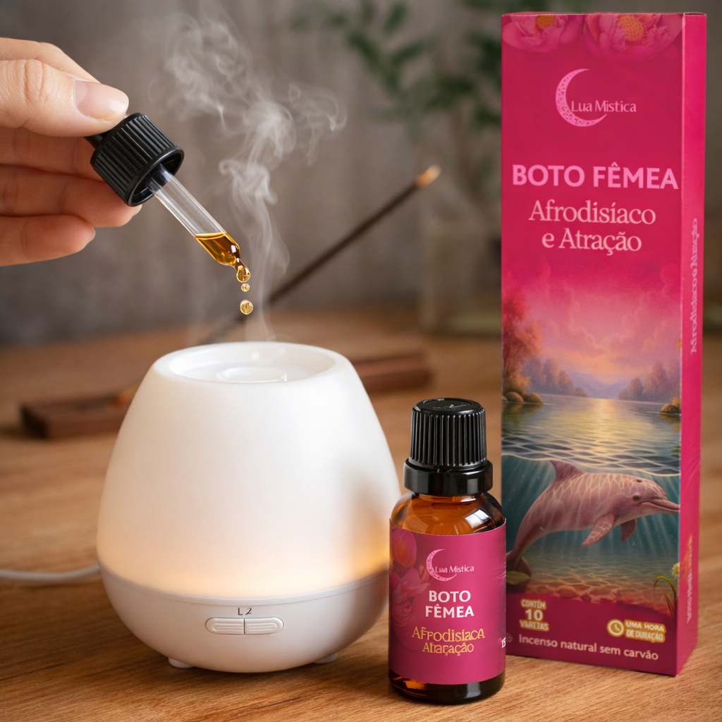 Kit Magia da Atração – Incenso + Essência em Oferta na Shopee
