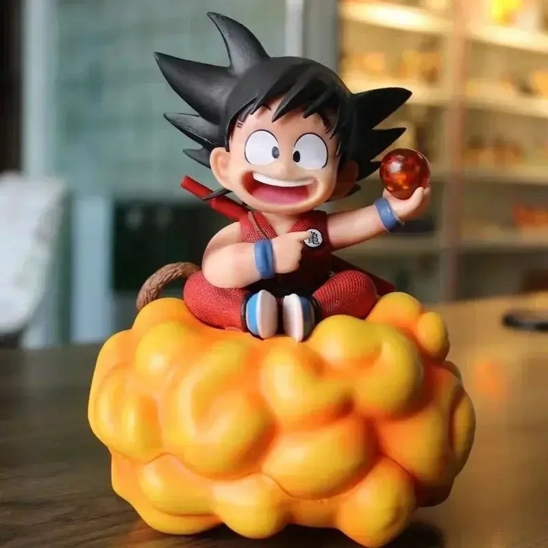 Boneco Son Goku 13cm - Dragon Ball Z - Nuvem Voadora Miniatura Dragon Ball Action Figure