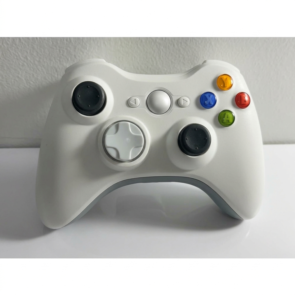 xbox 360 Controle Cor: Corpo principal em branco