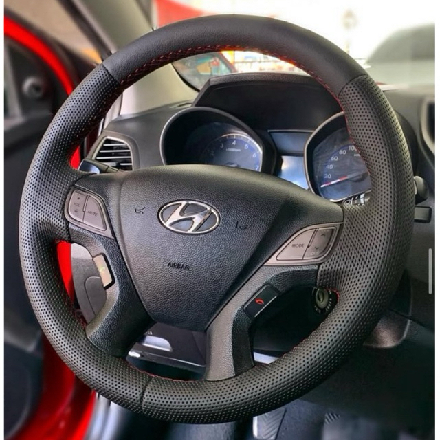 kit Capa de volante para costurar Hyundai Hb20 Material P.U Premium 1.5mm em Oferta na Shopee