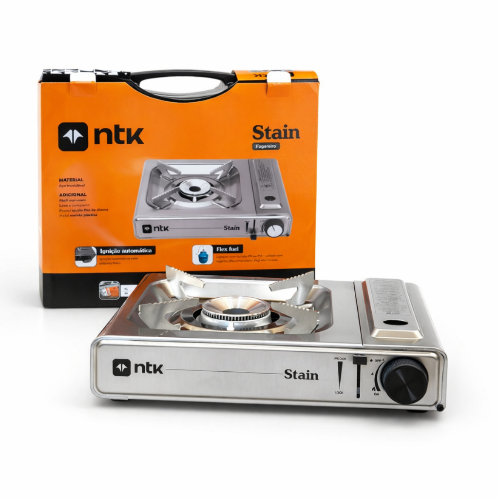 Fogareiro Fogão Portátil Stain Inox - Nautika em Oferta na Shopee