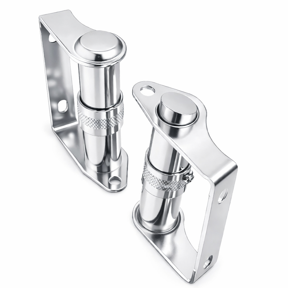 Puxador Aliaço Vitro Janela Madeira/Ferro Punho Cromado 2 Anéis