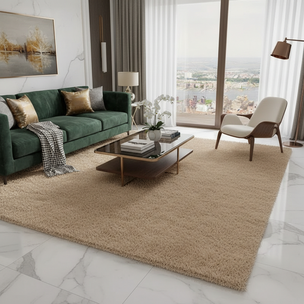 Tapete Peludo, Felpudo De Sala Ou Quarto Luxo  2,00 X 1,50 PROMOÇÃO