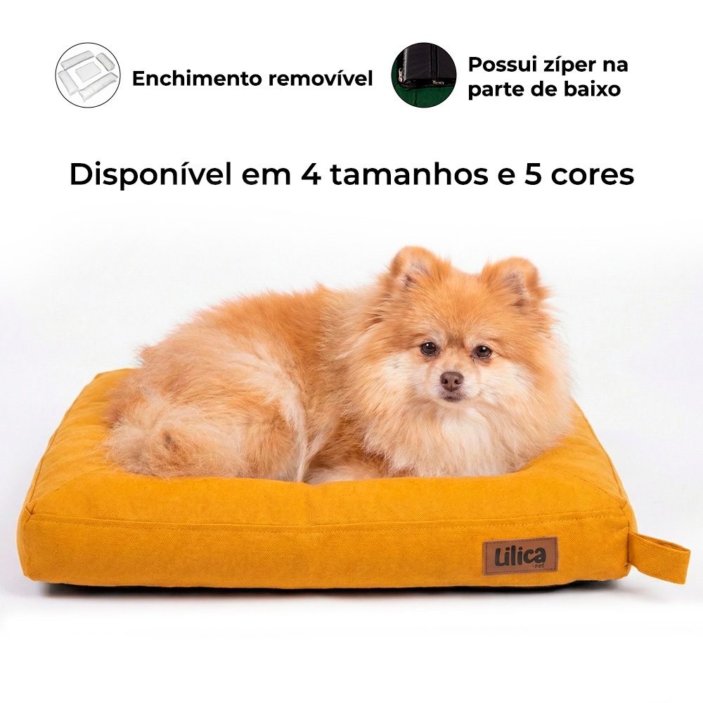 Cama pet idoso lavável com zíper lateral baixa caminha cachorro e gato idoso piatto