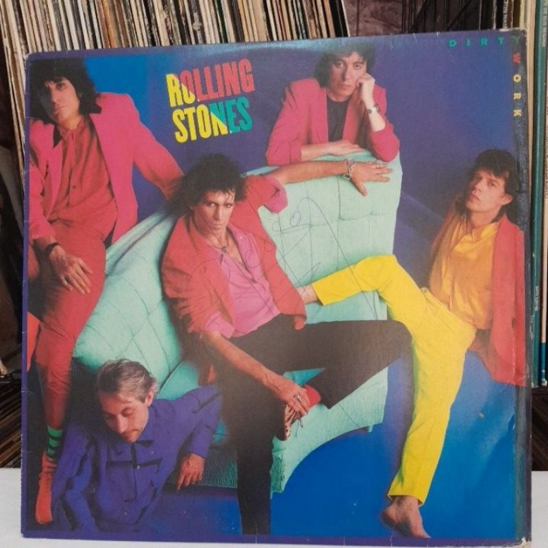 Vinil lp Rolling Stones- Dirty Work com encate