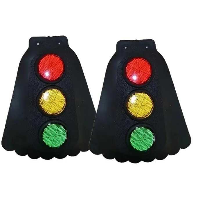 2x Aparabarro Lama Olho De Gato Bicicleta Monark Caloi Ceci