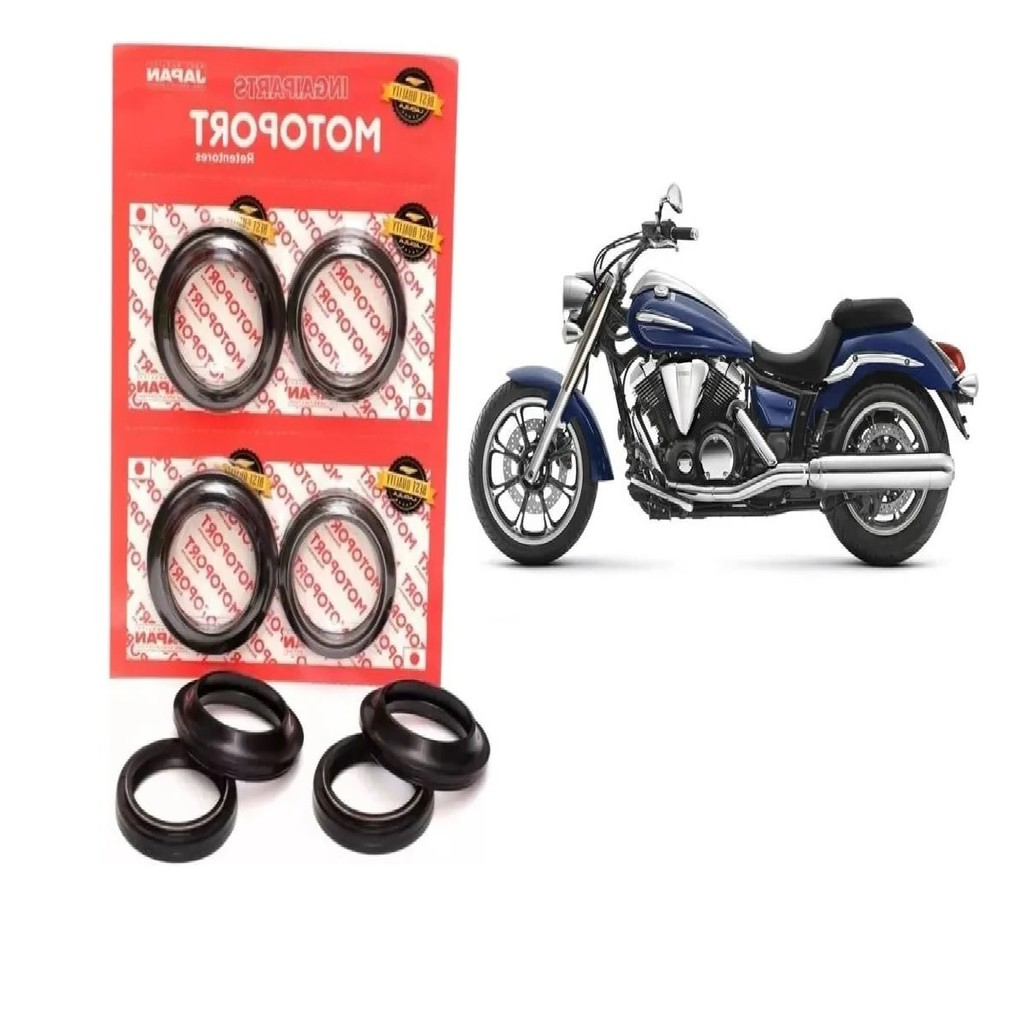 Kit Retentor Bengala + Guarda-pó Yamaha Midnight Star 950
