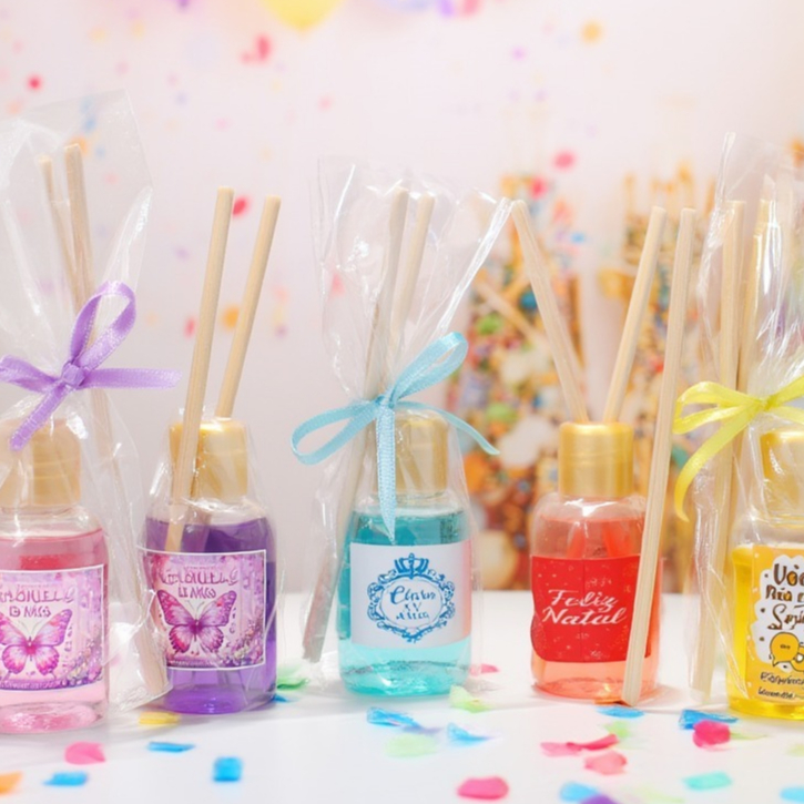 Lembrancinhas 20 Cheirinhos de Bebê Para Casamento Padrinhos Batizado Maternidade Personalizadas