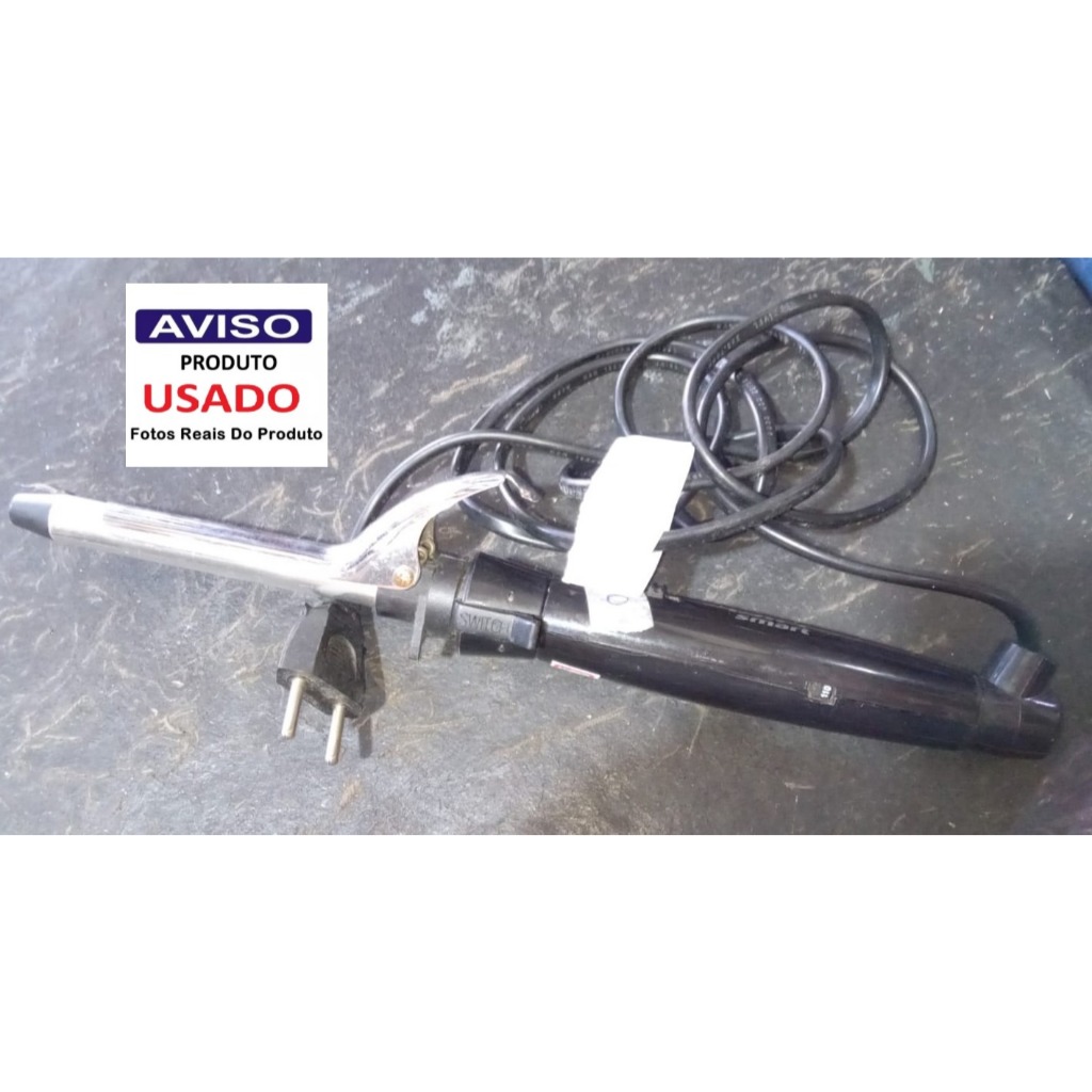 Babyliss - escova modeladora e cacheadora 2 em 1 - USADO.
