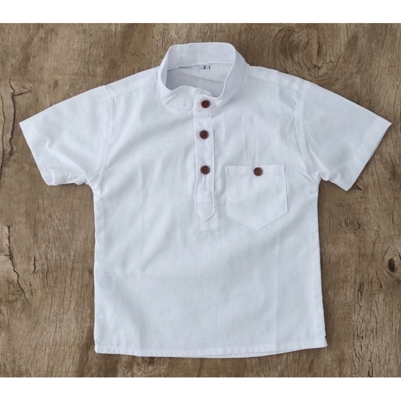 Camisa Gola Padre infantil e juvenil em Oferta na Shopee