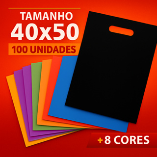 Sacola Boca De Palhaço 40x50 100/200/300 Unidades Sacolinha P/ Lojas em Oferta na Shopee