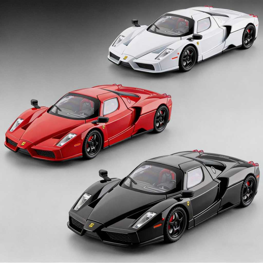1 : 22 FERRARI ENZO Modelo De Liga Fundida Brinquedo Carro enfeites em miniatura de supercarros
