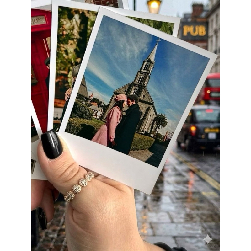 Mini Fotos 6x9 kit 24 ou 48 Retro Proteção UV