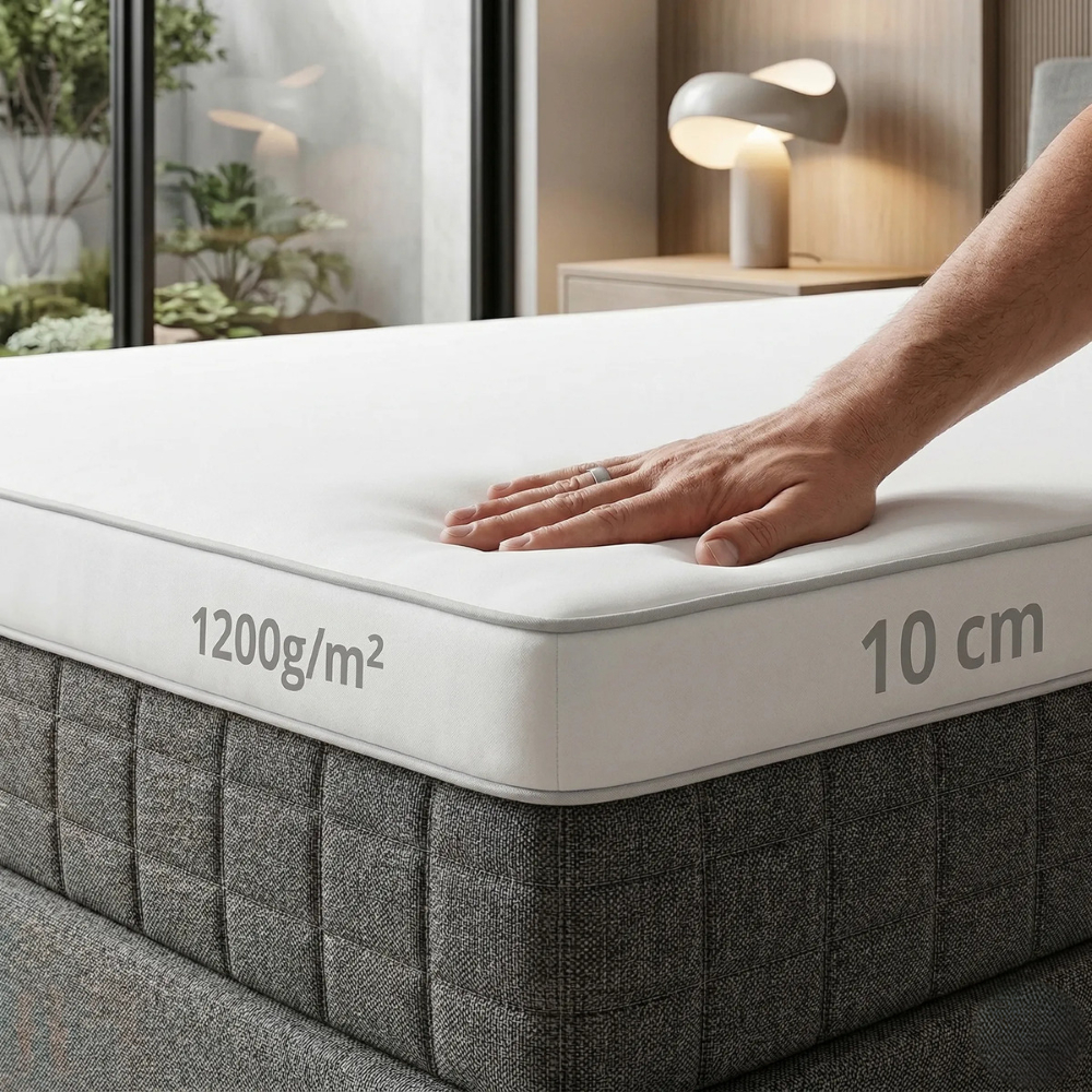 Pillow Top Casal 1200g/m² + 10cm Manta Premium Ultra Macio de Fibra Siliconada Antialérgico 400 Fios