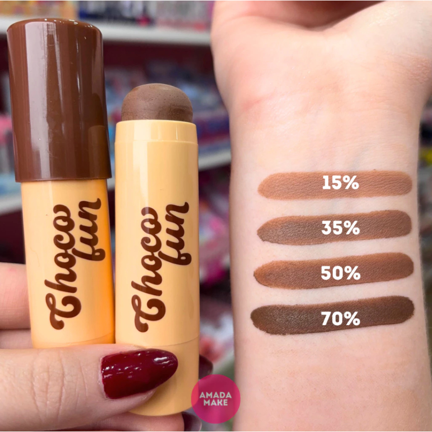 Contorno Stick Bastão Linha Choco Fun- Fenzza | Maquiagem | Envio Rápido