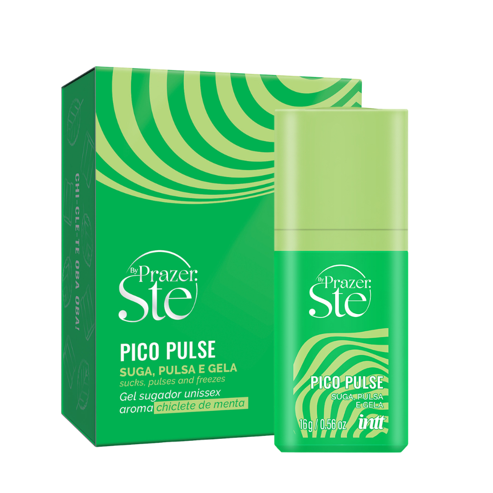 Pico Pulse Menta o gel que suga, vibra, pulsa 16g Intt