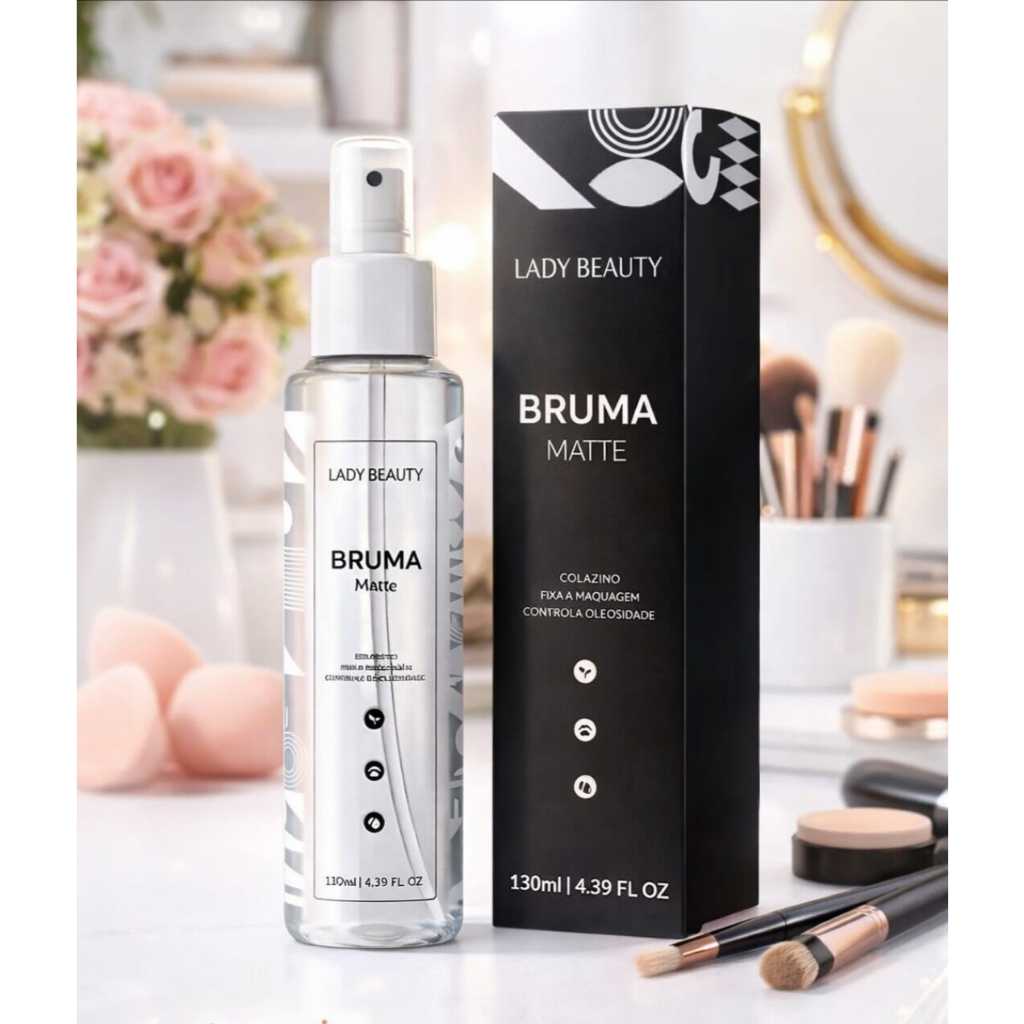 Bruma Fixadora Lady Beauty Matte com Colágeno 130ml