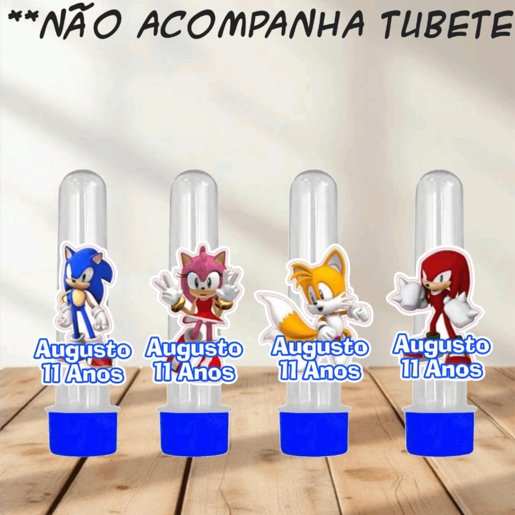Kit Aplique 3D para Tubete - festa- Personalizado - Lembrancinha Aniversário Infantil/ Decoração