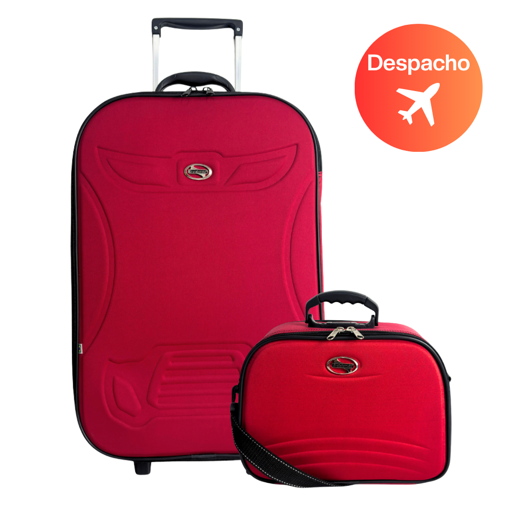 Conjunto mala média 23kg + frasqueira de viagem kit despacho