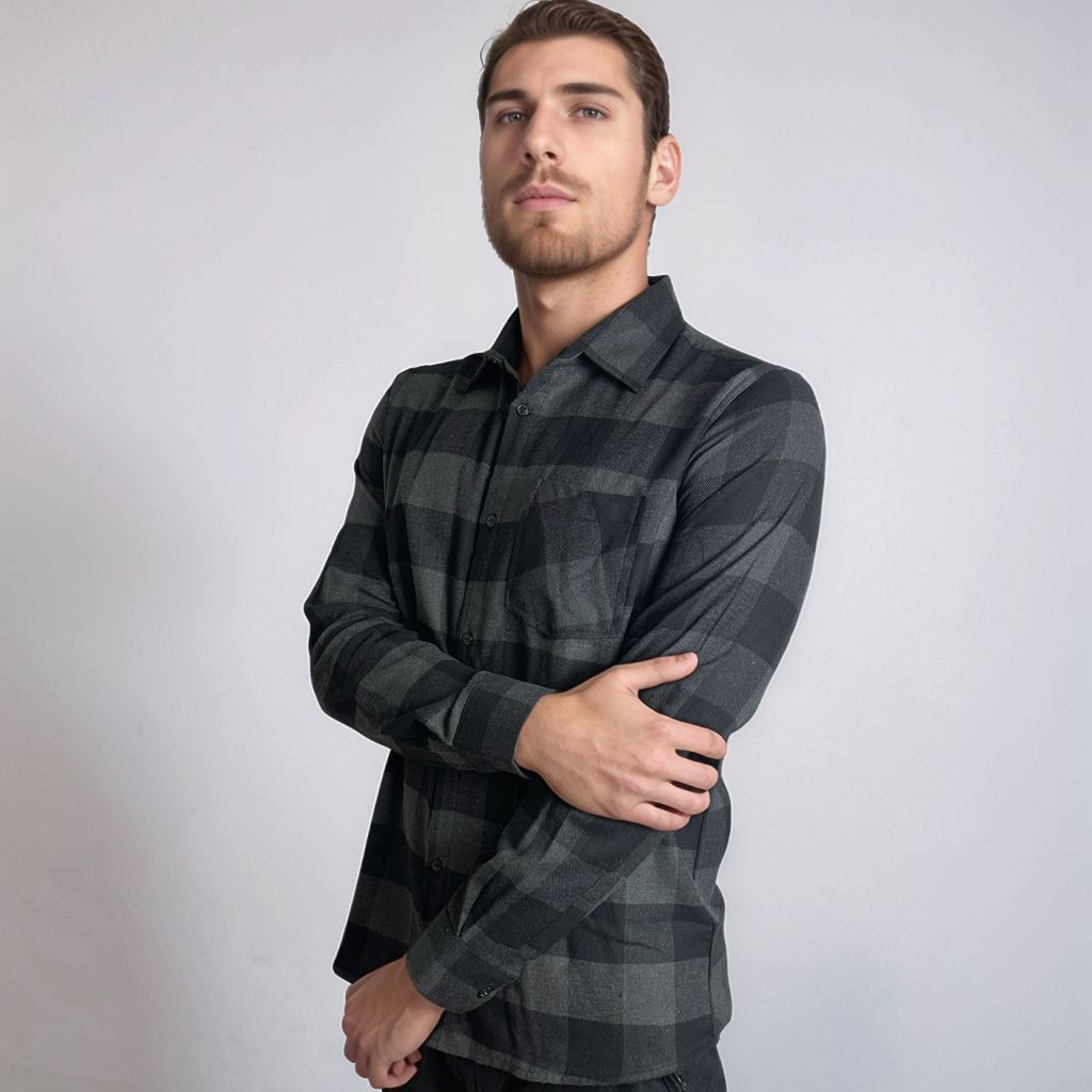 Camisa Xadrez Masculina Plus Size Camisa Flanela Masculino Camisa Social Xadrez Masculino