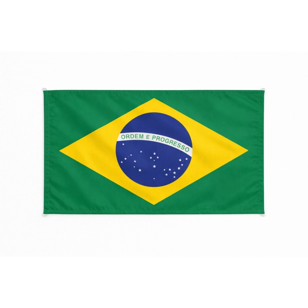 decoração enfeite bandeira do brasil 1,15 comprimento x 1,45 alt. copa do mundo