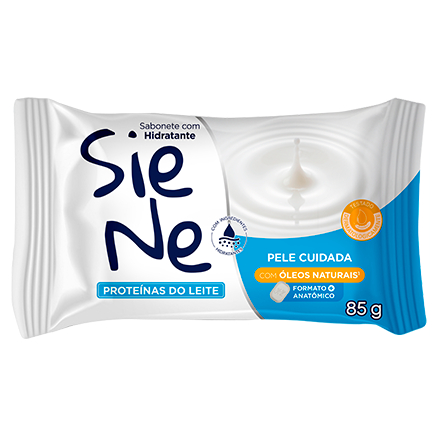 KIT 10 SABONETE Perfumado em Barra Siene Proteínas do Leite 85g