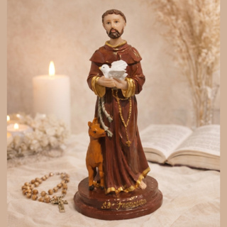São Francisco de Assis Resina Premium imagem Linha Luxo em Oferta na Shopee