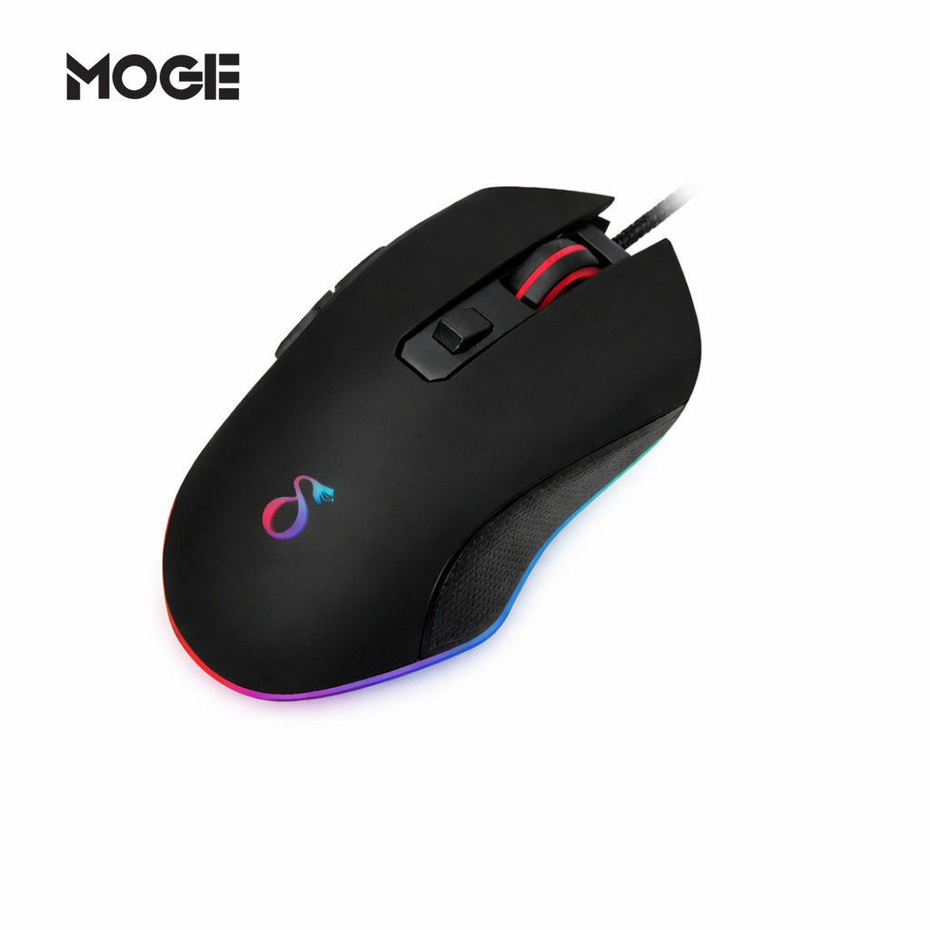 Mouse Gamer RGB 7200 DPI Com Fio Iluminação Personalizável | Delta M5072 em Oferta na Shopee